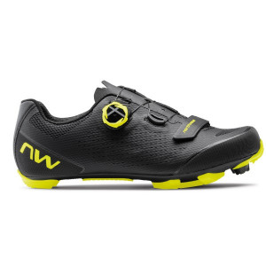 Pantofi ciclism Northwave Razer 2 negru/galben