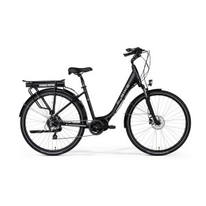 Bicicleta electrica de dama M-Bike Cityline 828 neagra