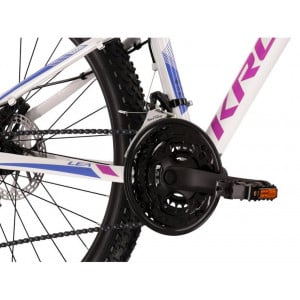 Bicicleta de dama Kross Lea 3.0 27 alb/violet