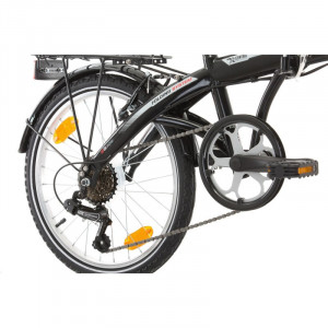 Bicicleta pliabila Sprint Probike Folding 20 6SP negru/rosu