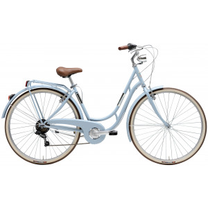 Bicicleta de dama Adriatica Danish Lady 6 Speed albastru deschis