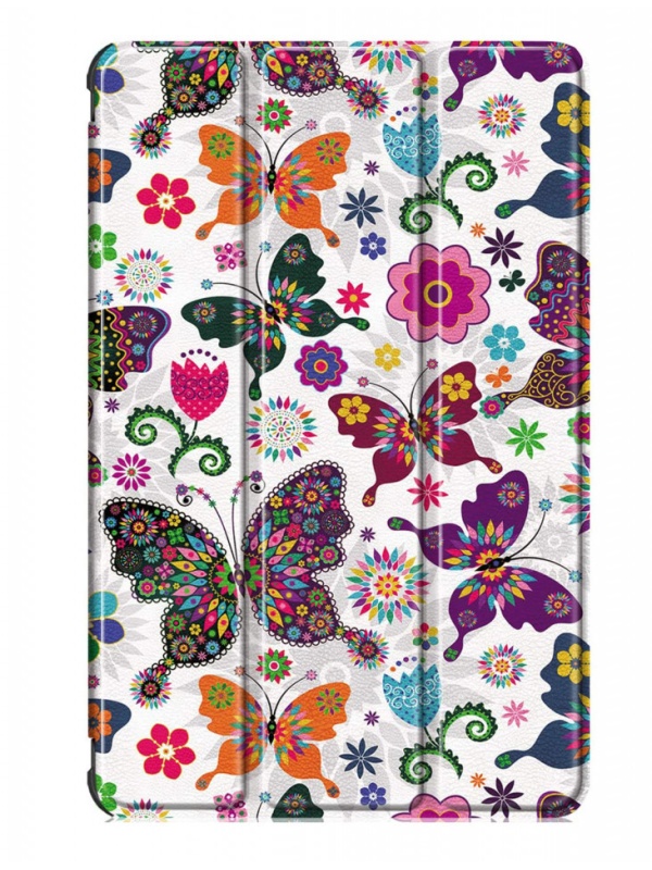 Husa tableta smart cover, compatibila cu Samsung Galaxy Tab A7 10.4 2022 T503 T507 fluturi, multicolor