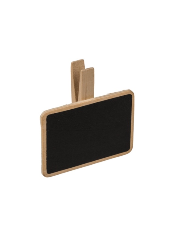 Ornament de masa, carlig cu pancarda tip tabla scolara, pentru scris cu creta
