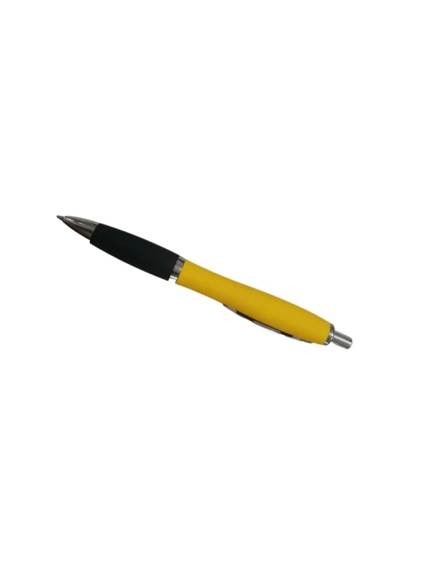 Set 5 bucati, Pix Metalic Curvy, Soft grip, design Ergonomic, Galben