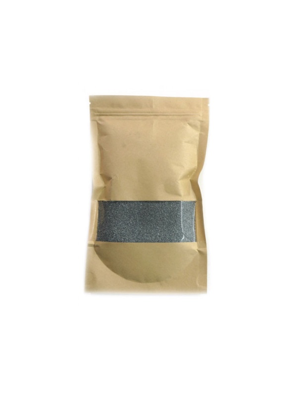 Set 100 grame Granule de ceara si doua fitile, pentru lumanari, gri