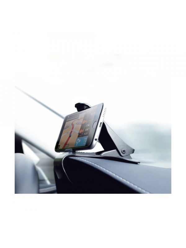 Suport auto pentru telefon cu fixare deasupra ceasurilor din bordul masinii, Negru