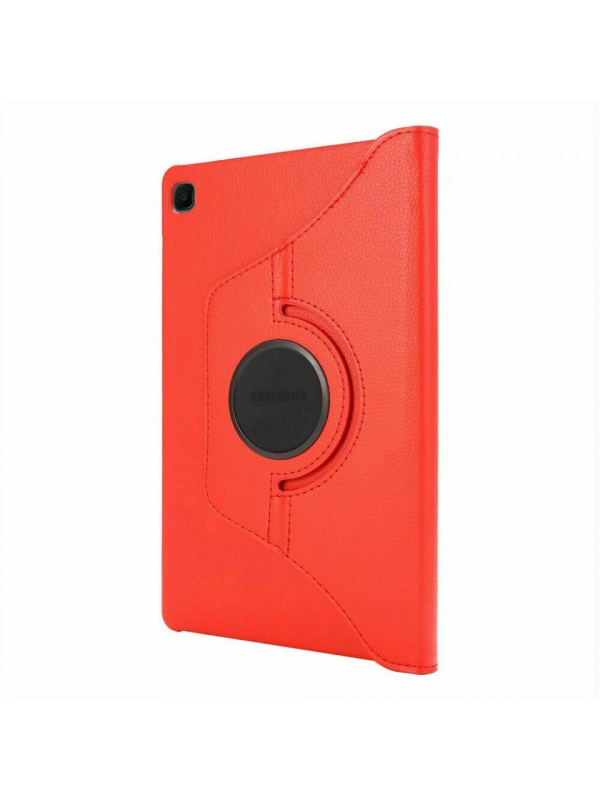 Husa rotativa tableta, compatibila cu Samsung Galaxy Tab S6 Lite 10.4 inch 2022 P613 P619 - rosie