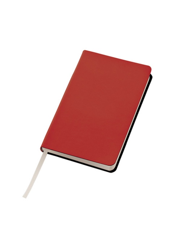 Jurnal de buzunar, Liberty soft feel, A6, 80 file, dictando, Rosu