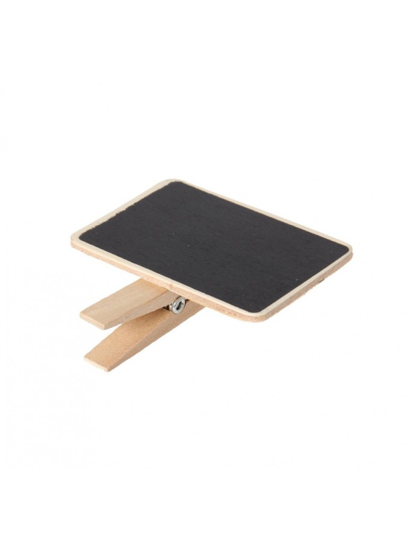 Ornament de masa, carlig cu pancarda tip tabla scolara, pentru scris cu creta
