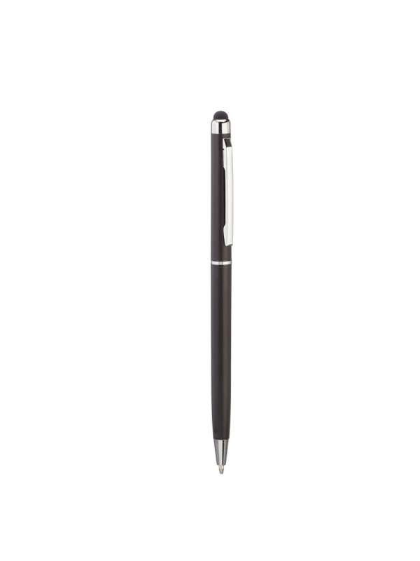 Stylus de precizie 2in1, pix incorporat, 13.6 cm, model MT, Negru