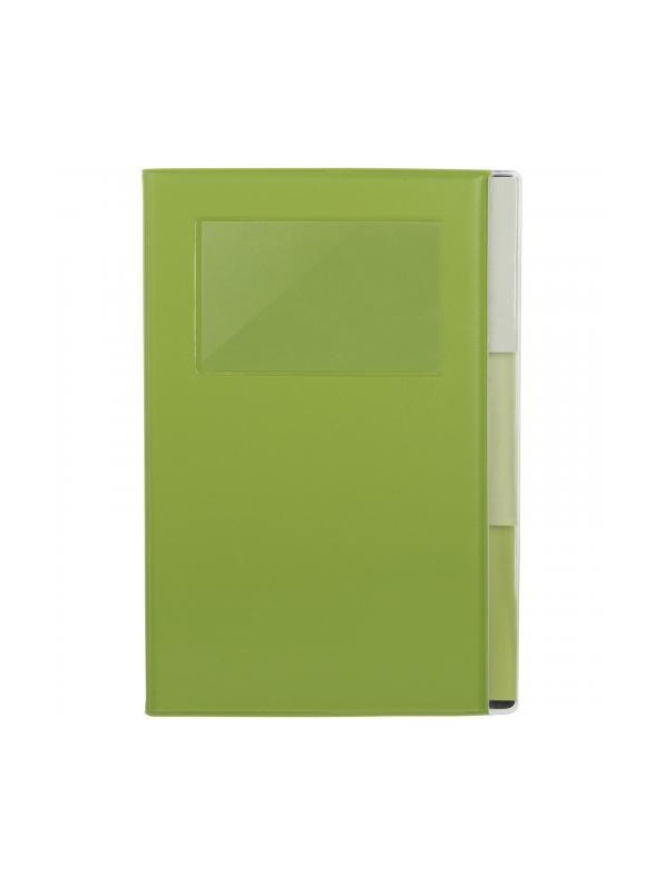 Agenda compartimentata, cu husa de protectie detasabila, A5, 120 file, Verde