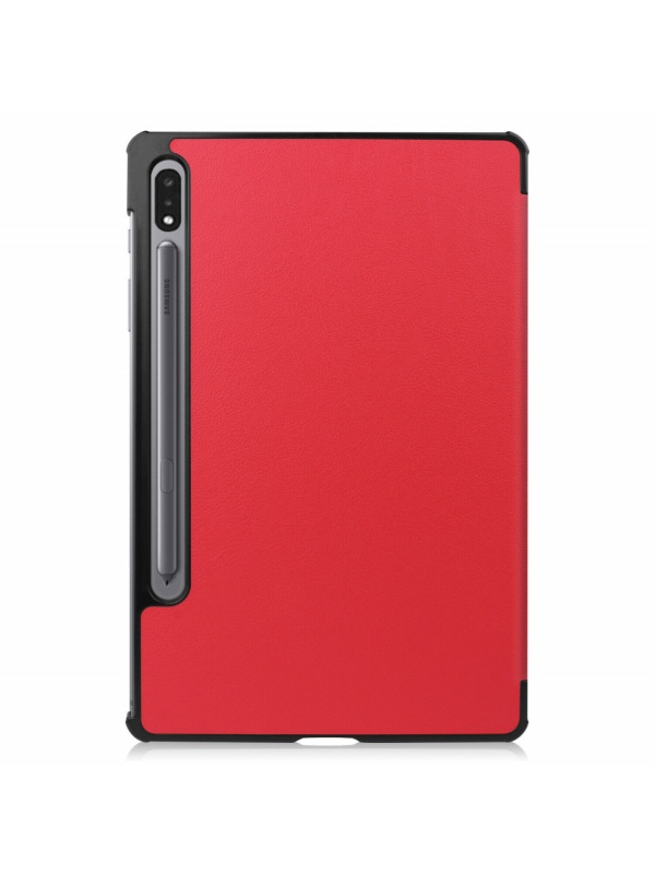 Husa Smart Cover tableta, pentru Samsung Galaxy Tab S8 X700 X706 11 inch 2022, rosie