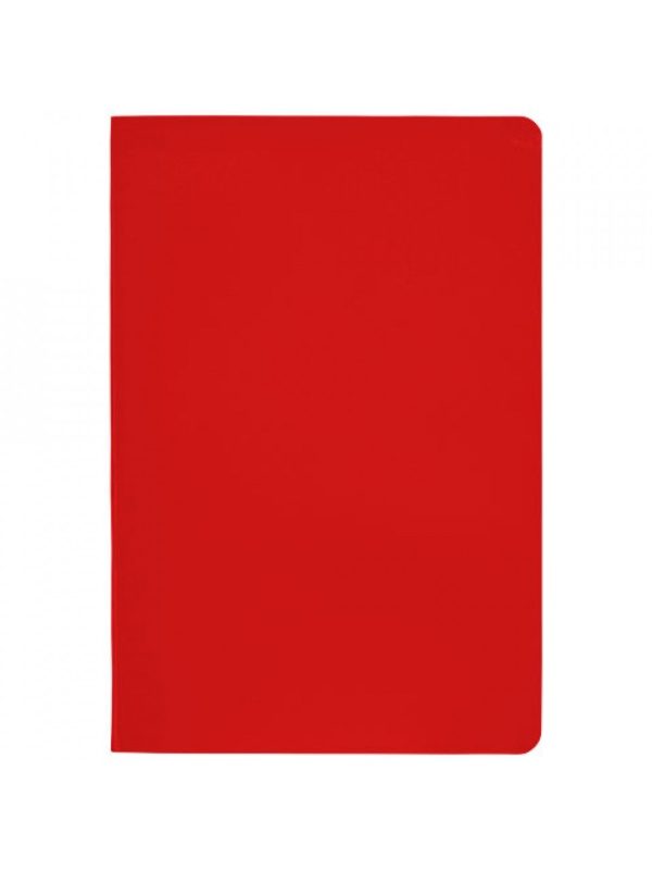 Notebook Softcover, liniat dictando, A5, 80 file, Rosu