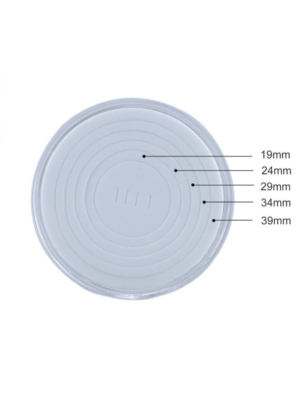 Set 5 bucati, cutie universala pentru monede, 40 mm