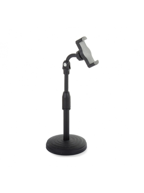 Suport de birou pentru telefon, brat telescopic, unghi reglabil, negru