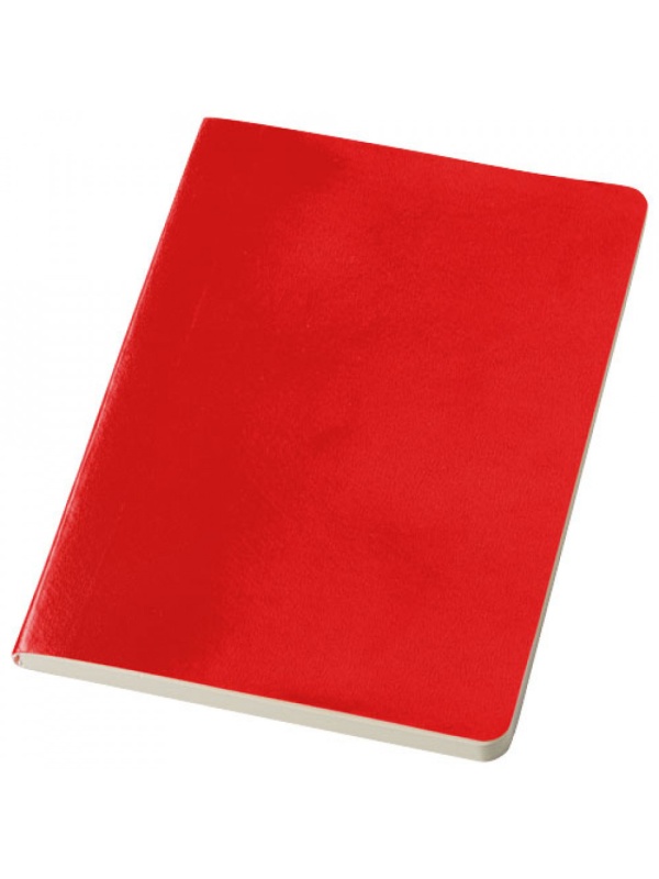 Notebook Softcover, liniat dictando, A5, 80 file, Rosu