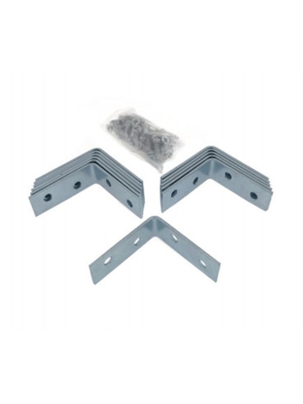 Set 60 piese, 48 Holsuruburi si 12 coltare metalice 40x40x15mm