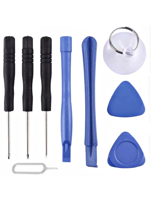 Set 9 piese, scule service pentru telefoane si tablete, include cheita SIM