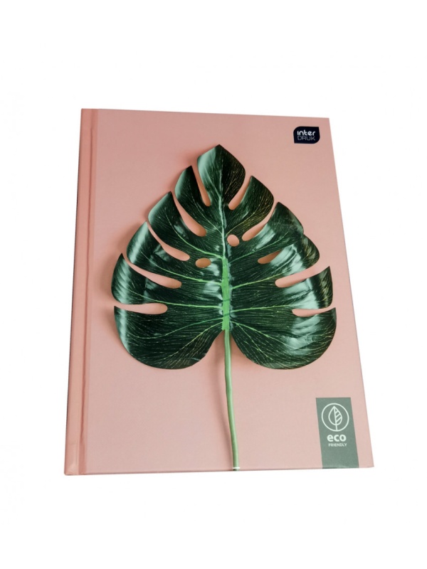 Caiet notite, Cactus, liniat matematica, A5, 96 file, coperti cartonate, Roz