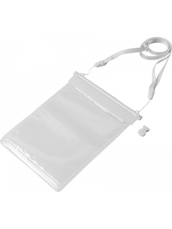 Husa impermeabila pentru tablete de 7 - 8 inch, IP68, ABS, PVC, Alba