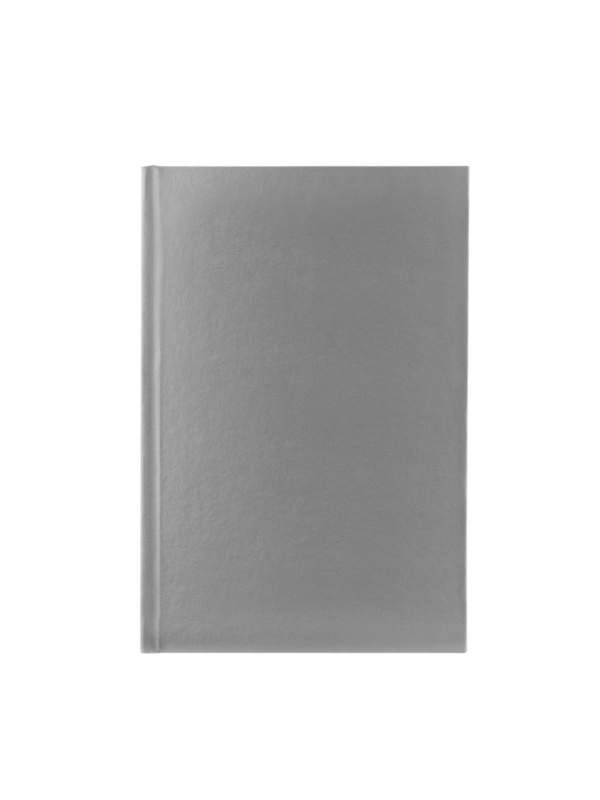 Agenda liniata dictando A5, 60 file, coperti cartonate, argintiu