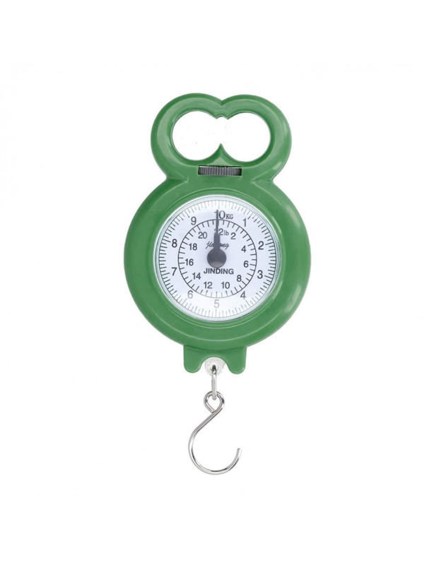 Cantar mecanic cu maner si carlig, JD-210, 0-10 kg, reglabil, Verde