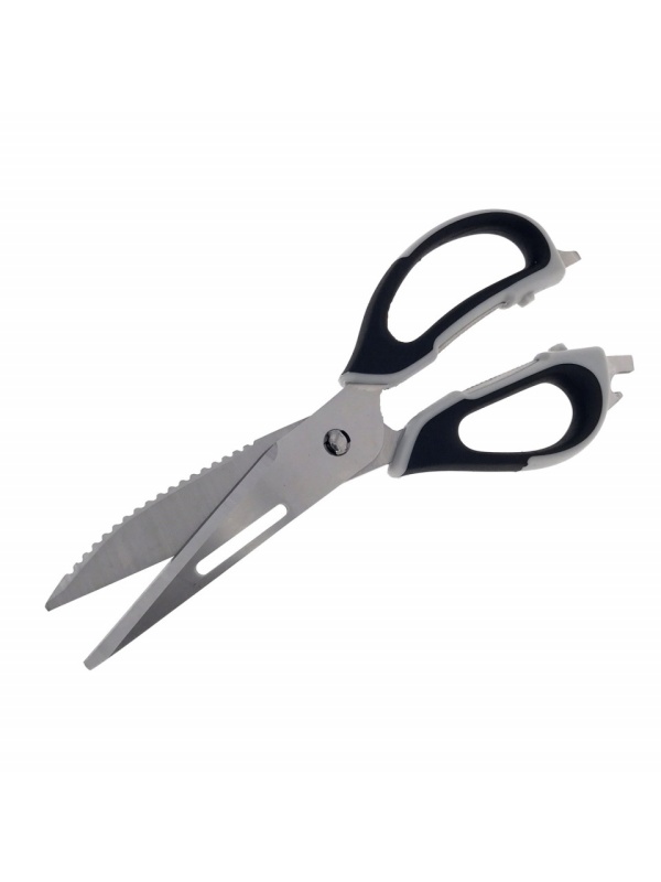 Foarfeca 9 in 1, cu suport magnetic, Neagra