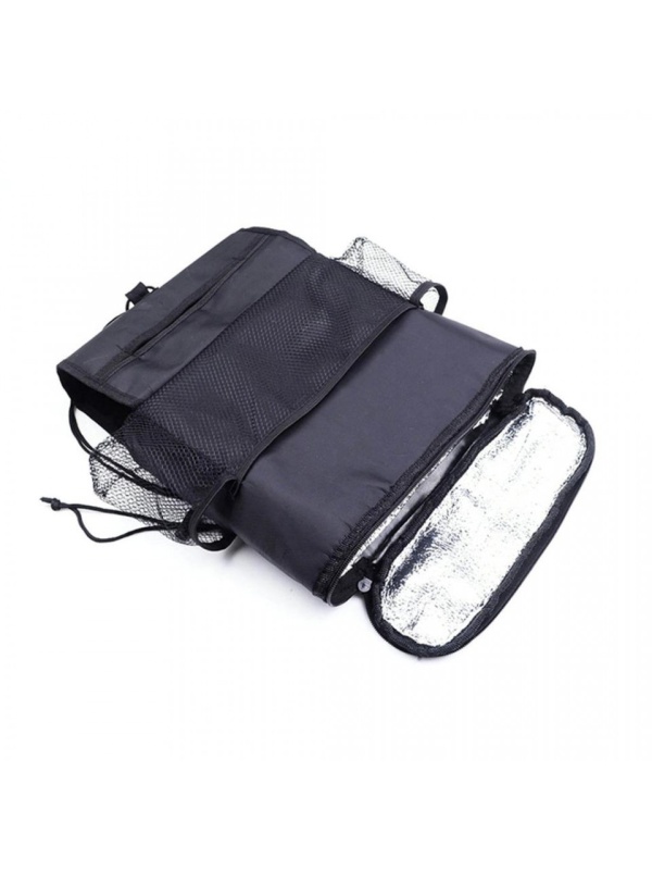 Organizator auto Termic, pentru spataru scaunelor, panza groasa, negru