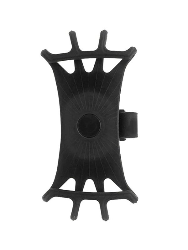 Suport de telefon pentru bicicleta, fixare pe ghidon, silicon, elastic, rotire 360 grade