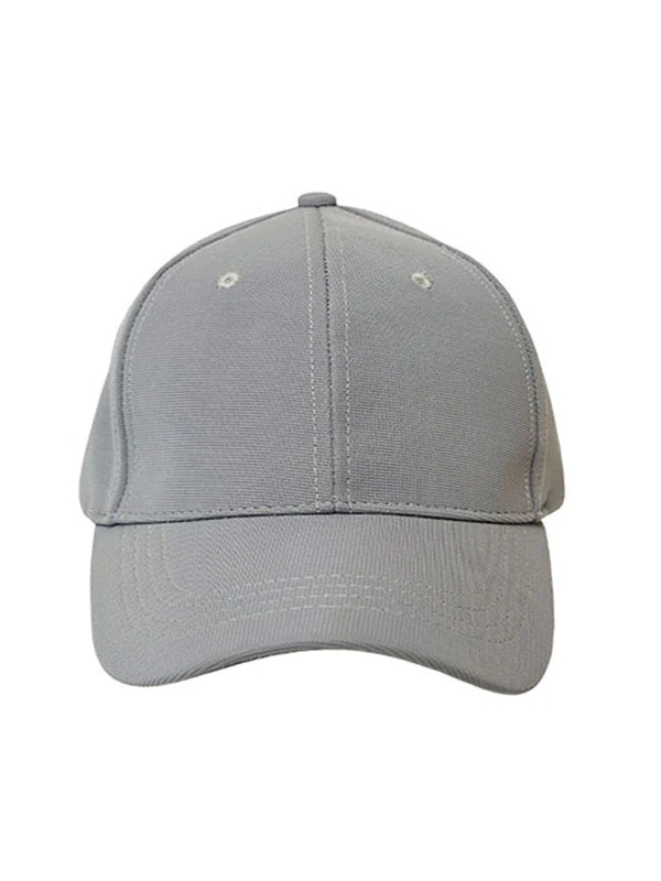 Sapca Casual Grey cu 6 panouri, subtire, marime universala, Gri
