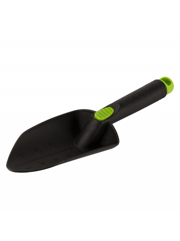 Set 3 bucati, Unelte de gradina confectionate din plastic armat cu fibra de sticla, Negre