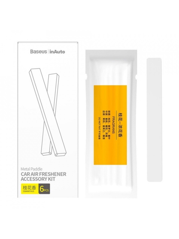 Set 6 rezerve odorizant auto Baseus Paddle (osmanthus)