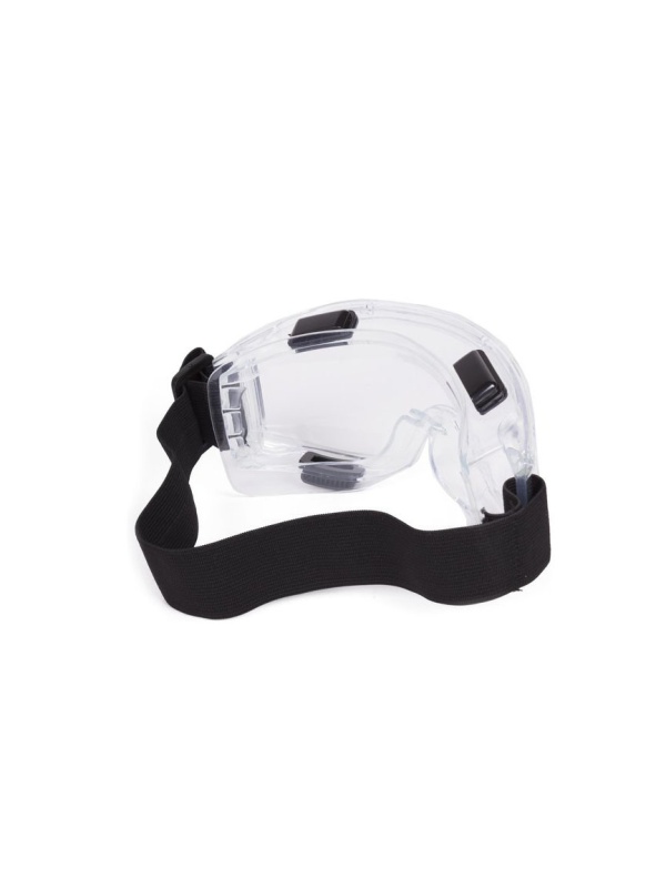 Ochelari de protectie profesionali, ventilati, cu banda elastica, Transparenti