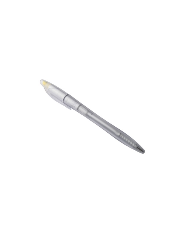 Set 5 bucati, Pix Ergonomic cu Evidentiator incorporat, culoare Alba