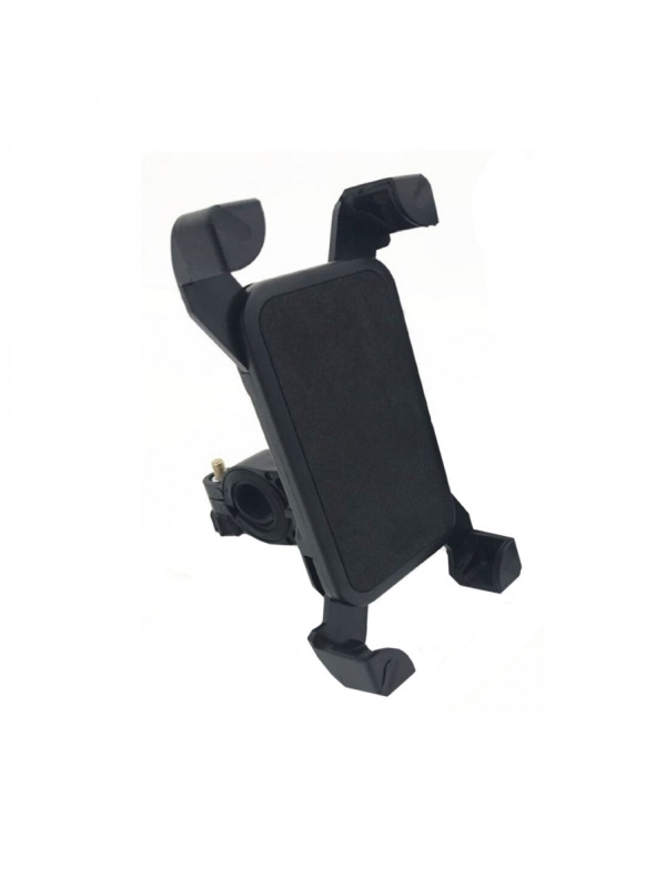 Suport de telefon pentru bicicleta, rotire 360 grade, prindere 4 colturi simultan, negru