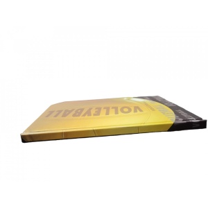 Block notes, MIXDesign, liniat dictando tip W, A5,96 file, coperti cartonate, model Volei, Maro - Img 5