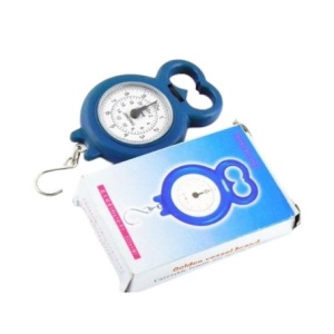 Cantar mecanic cu maner si carlig, JD-210, 0-10 kg, reglabil, Albastru