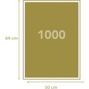 Puzzle Clementoni, 1000 piese, 50x69 cm, HQ colection, model Cai Alergand