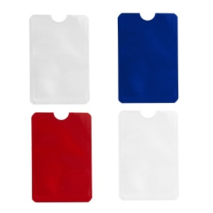 Set 4 bucati. Plicuri RFID pentru protejarea cardurilor bancare, Multicolor