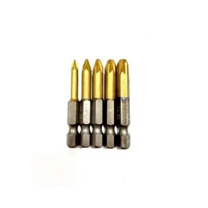 Set 5 bucati, Bituri pentru surubenlita, 50mm, PZ0, PZ1, PZ2, PZ3 si PZ4 - Img 1