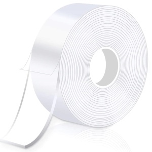 Banda dublu adeziva Nano Tape MTD01, reutilizabila, 3x300 cm, Transparenta - Img 1