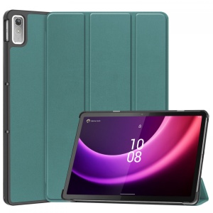 Husa Golden Case, compatibila cu Lenovo Tab P11 Gen 2 TB350 verde inchis - Img 3