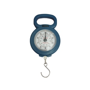 Cantar mecanic cu maner si carlig, JD-210, 0-10 kg, reglabil, Albastru