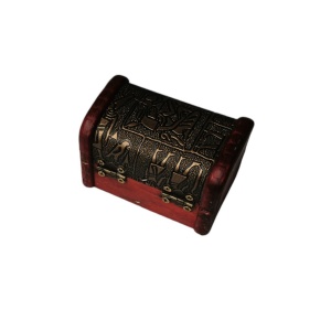 Cutie din lemn pentru cadouri, tip Cufar, 90x60x62mm, model Egipt