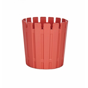 Ghiveci pentru flori, tip gardut, rotund, diametru 135mm, Maro deschis