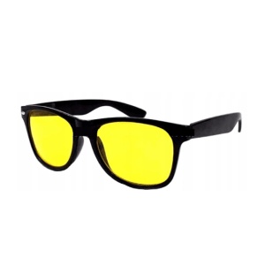 Ochelari auto, pentru condus pe timp de noapte, design retro, Negri