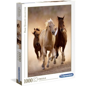 Puzzle Clementoni, 1000 piese, 50x69 cm, HQ colection, model Cai Alergand