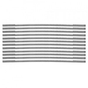 Set 12 bucati, Panze pentru fierastrau traforaj manual, 143mm, pas mare, Nr 7, negre