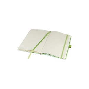 Agenda A5, JournalBooks Meyla, 80 file, coperti cartonate, file mixte, buzunar notite, Alba