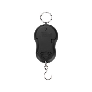 Cantar digital cu maner si carlig, Model Smile, 0-50 kg, iluminat LED, Negru